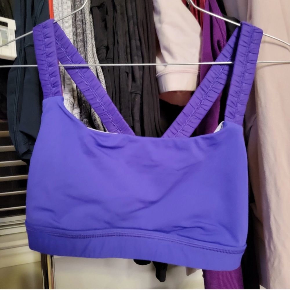 Lululemon sports bra- purple size 6